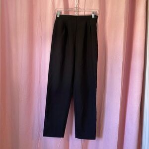 Charcoal Polyester Dress Pants